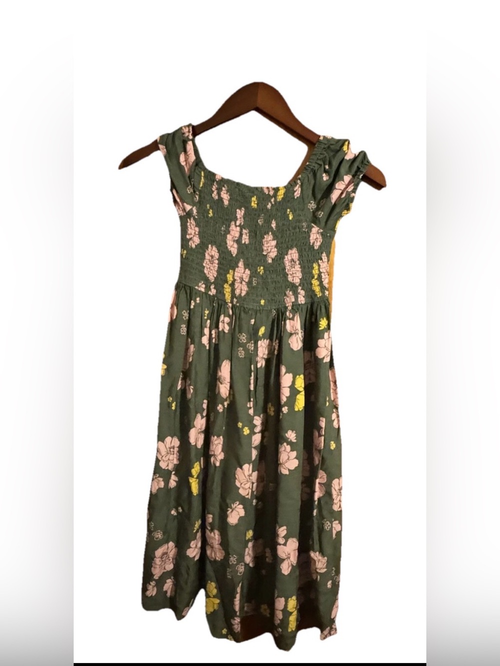 Carter’s Girl Floral‎ Dress Size 7 Color Green